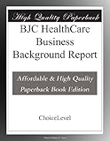 BJC HealthCare Business Background Report