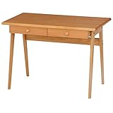 不二貿易 リビングデスク コロン 幅100cm ナチュラル 10886