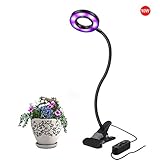 Tutent 植物育成LEDライト 10W USB給電 グリップ型 ガチョウの頚造形クリップ ライト LED水耕栽培ランプ クリップライト 室内でも植物がすくすく育つ 赤/青18LED 省エネ