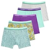 [INNERSY] ボクサーパンツ 前開き キッズ 下着 綿 ボクサーブリーフ ボーイズ パンツ男の子 5枚セット 140-170（150，のどカラ）