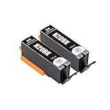 【SEASKY】 XKI-N20BK ブラック 染料 2個セット キヤノンプリンター用 互換インク ISO9001認証工場 (XKI-N20 XKI-N21 XKI-N21＋N20/5MP)