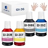 Canon GI-36 GI36 キヤノン用 互換インクボトル 4色セット 対応機種: Canon MAXIFY GX7030 GX6030 GX5030 GX4030 (BK:170ml / C/M/Y:135ml) 【TAIDA】