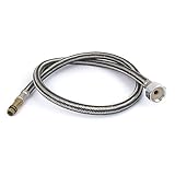 DealMux 1 / 2BSP女性1 / 8BSP男性編組給水ホース80センチメートルの長さに