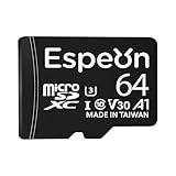 Espeon 64GB MicroSDXCカード UHS-I U3 A1 V30 4K Ultra HD Class10 - 最大読出速度95MB/s、SDアダプター付 - ESPMSD64-2022
