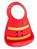 メイクマイデイ 食洗器で洗えるシリコン100%のやわらかビブ  【日本正規品】6ヵ月~3歳 ファイヤーマン