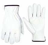 Custom Leathercraft 2065L Top Grain Cowhide Driver Gloves, Large by Custom Leathercraft