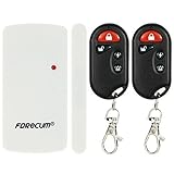 KKmoon Magnetic Door Sensor Window Entry Alarm Home House Door Window Detector Security Alarm with 2