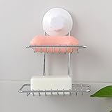 バスルームサッカーダブルソープスタンドクリエイティブソープボックス