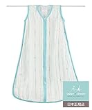 aden + anais (エイデンアンドアネイ) 【日本正規品】 バンブースリーピングバッグ azure beads bamboo sleeping bag small - 9238