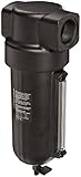 Dixon F17-A00M Norgren Series Manual Drain Airline Filter with Sight Glass, Metal Bowl, 1 Size, 250 