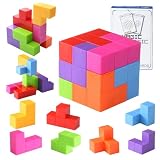 Vexolite マグネットブロック マグネットパズル 磁石内蔵 立体パズル マジックキューブ 磁石ブロック 積み木 ストレス解消 脳トレおもちゃ