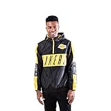 Ultra Game NBA メンズ クォータージップ パーカー ウィンドブレーカー ジャケット S ブラック