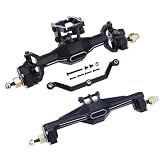 JOYSOG RCフロントリアアクスルアセンブリ メタルフロントリアポータルアクスルアセンブリ Traxxas 1/18 Trx4m Rc ブリッジシャフトアセンブリ アップグレードパーツ