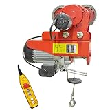 電動ホイスト トロリーセット 400kg AC100V クレーン レバーホイスト ウインチ 0.4t 倉庫・ガレージに