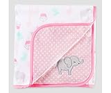 Baby Girls' Animals Velboa Blanket - Just One You Made by Carter's Candy Pink [並行輸入品]