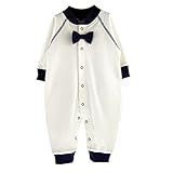 Zhhlinyuan 良質 Unisex 赤ちゃん Boys Girls Cotton Long Sleeve Rompers Newborn Jumpsuit