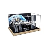 レゴ21321 国際宇宙ステーションモデル用透明アクリルディスプレイケース、クリアボックス、ストレージボックス、ディスプレイボックス、21321モデルに対応(ディスプレイボックスのみ)(ログカラー)