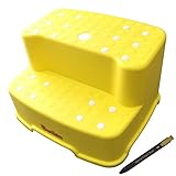 [バードシア] Budsia ノンスリップワイド2段の踏越し段, Made in Korea (Yellow) (海外直送品)