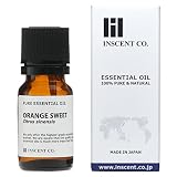オレンジスイート 10ml インセント エッセンシャルオイル 精油 アロマオイル AEAJ表示基準適合認定精油