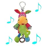Baby carriages hanging plush toy donley doll with music by CAIJ