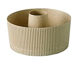 スモールシフォンケーキカップ（クラフト） / 5枚 富澤商店 シフォン焼成紙型
