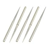 uxcell　5 本　3mmx70mmmx32mm　テーパーティップポリッシャー　ダイヤモンドバー　研磨ビット　ダイヤモンドマウントポイント