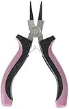 Darice 4.5 Inch, Internal Pliers, Round Nose Design, Pink [並行輸入品]