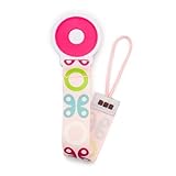 JJ Cole Pacifier Clip, Pink Butterfly (Discontinued by Manufacturer) by JJ Cole [並行輸入品]