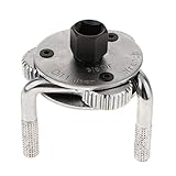 P Prettyia 自動車用　リムーバーツール　2ウェイオイルフィルターレンチ　3ジョー　スパナ　調整可能な　実用的