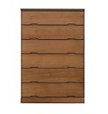 大川家具 nakakei ハイチェスト コンテ 80cm幅 BR色