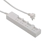 節電タップ　安全タップ 家庭用 個別スイッチ付き　コンセント 電源タップ iPod、携帯電話、デジタルカメラ用　安全性　おしゃれ タップ 延長コード1.5m　4個口