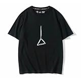 CNYYDS-チェンソーマン tシャツ デンジ 半袖 アニメ グッズ 丸首 tしゃつ メンズ コスプレ 大人用 夏服 ティーシャツ(A,S)
