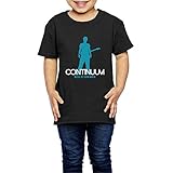 面白い ボーイとガール ギタリスト ジョン メイヤー Ｔシャツ 体に合う Black Size 4 Toddler