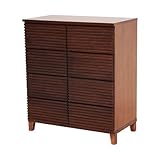 LOWYA （ロウヤ） 収納チェスト 桐タンス 幅80 ブラウン おしゃれ