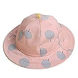 ARAUS ベビー 日除け帽子 ベースボールキャップ サファリハット 帽子 太陽帽 パイナップル柄 つば付き かわいい サイズ調節可 子供向け 日差し対策 日焼け止め 幼児用 キッズ こども がルーズ
