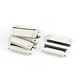 uxcell　フラットケーブルコネクタ　FFC FPCリボンソケットコネクタ プラスチック　金属　1.0mmピッチ　10ピン　10個入り