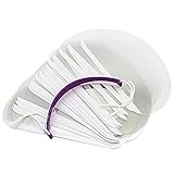 Sincerestore 前髪カットサポーター 透明マスク 50個入り 散髪 セルフカット　フェイスプロテクション