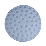 シリコーンドアロックミュートマットアンチコリジョンハンドル保護ステッカー（淡い青）