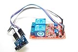 SMAKN? SRD-12VDC-SL-A 2 Channel DC 12V Infrared Photoelectric Sensor Relay Module Board [並行輸入品]