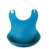 Gaorui（ガオルイ）ベビー よだれかけ 無地　シリコーンエプロン 男の子 女の子　防水 食事サイズの調節可能です食事用スタイ・エプロン離乳食 イエロー　レッド　パープル　オレンジ　グリーン　ブルー