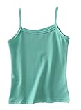 Plus Nao(プラスナオ) キャミソール ノースリーブ 子供用 トップス シンプル 無地 単色 ソリッドカラー 女の子 女児 キッズ 子供服 子ども 120 ライトブルー