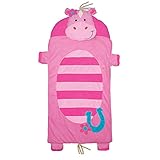 Stephen Joseph Girl Horse Nap Mat, Pink/Turquoise [並行輸入品]