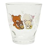 リラックマ[グラスタンブラー]ガラスコップサンエックス【ヤキモチ 】