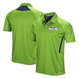 Seattle SeahawksマジェスティックメンズGame Day Club Poloシャツ – アクショングリーン M