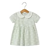 iTimes Baby ベビー肌着　新生児服　オーガニックコットン100％　ふんわり柔らかい肌触り　出産祝い　贈り物　ワンピース (80cm 18-24ヶ月, グレー)