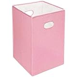 Badger Basket – Folding Hamper、ピンク