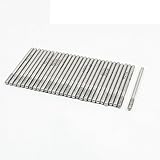 uxcell 研削ダイヤモンドビット 合金 ダイヤモンド素材 3mm x 3mm シルバートーン 30個入り