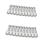 IPOTCH 20個セット　セラミックヒューズ　16A + 20A　1000V 耐圧　10x38mm 防爆　安全ヒューズ　