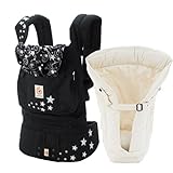 公式セール エルゴ 福袋 インサートセット 在庫限り Ergobaby 【正規代理店2年間保証付】ナイトスカイ スペシャルセット　（インサート2 グレー付）