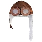 Perfk 子供　キッズ　飛行士の帽子　耳カバー　耳あて　帽子　キャップ　面白い　ギフト　プレゼント